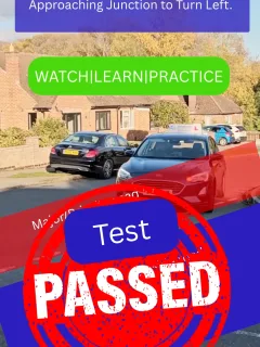 Approaching a junction & turning left made EASY 🚗⬅️ Most learners get this wrong 😳 Slow do…